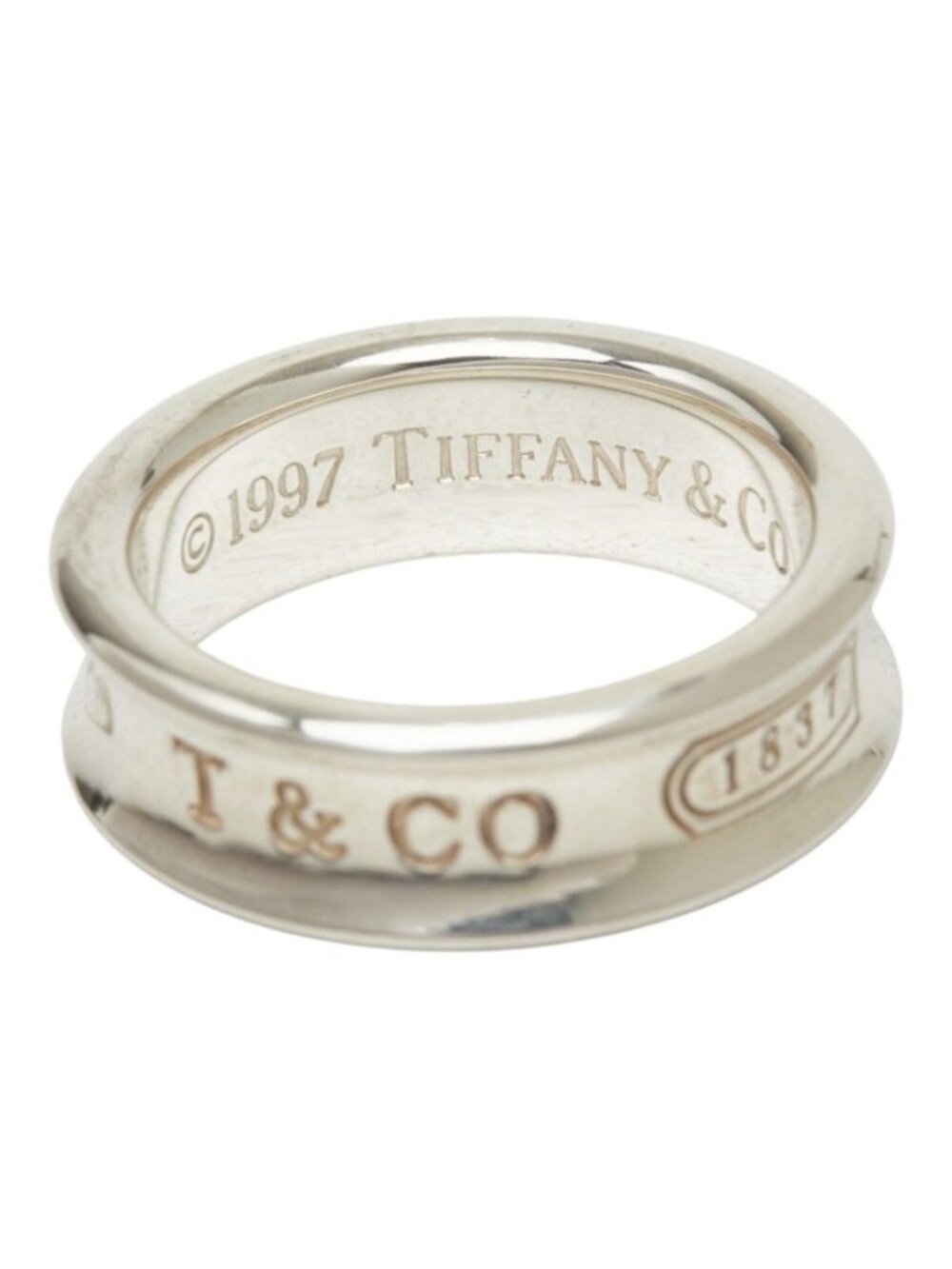 Tiffany & Co 1837 Narrow Ring Silver